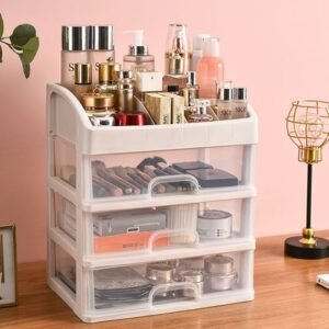 Kệ Đựng Mỹ Phẩm Đồ Trang Điểm Trang Sức 4 Tầng Ngăn Kéo